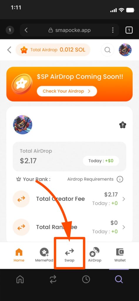 スマポケアプリ - 今のうち!?お早めに!!連続スワップで『ポイントゲット&エアドロップ』を狙おう!